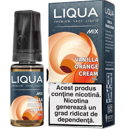 Lichid pentru Tigara Electronica Liqua Mix Vanilla Orange Cream 0mg/10ml